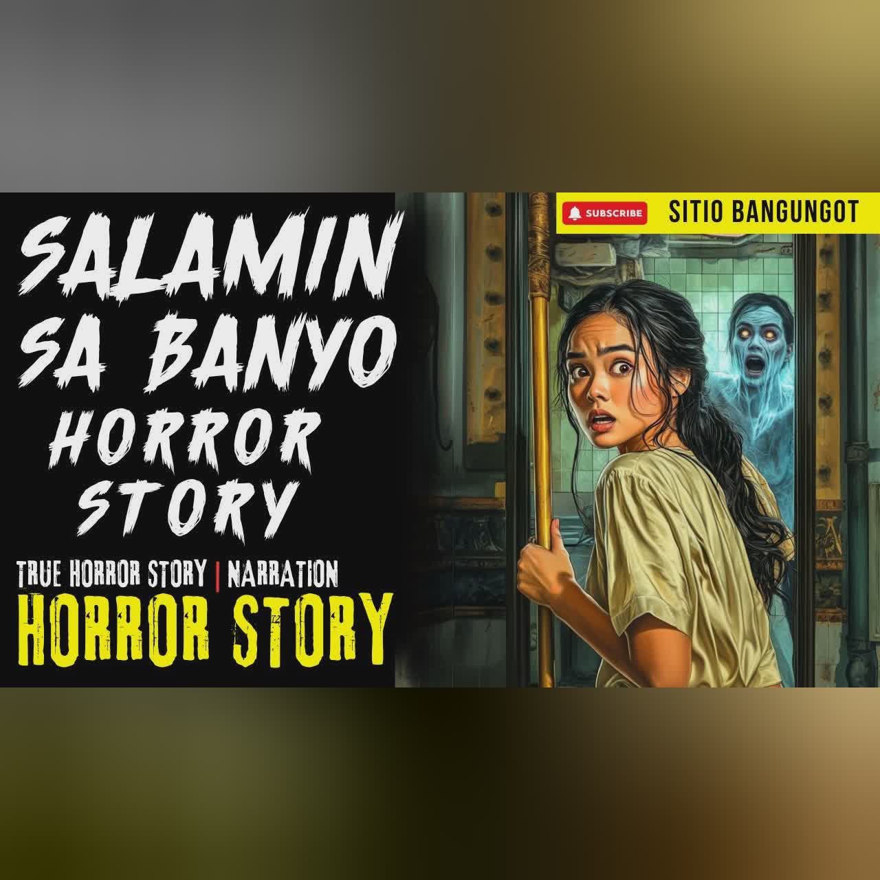 SALAMIN SA BANYO HORROR STORY | Tagalog Horror Stories cover art
