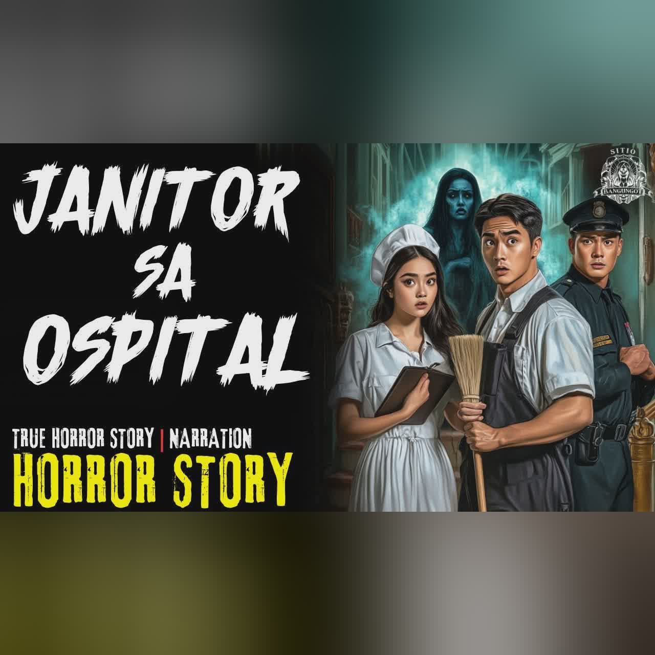 JANITOR SA OSPITAL HORROR STORY | Tagalog Horror Stories | True Story cover art