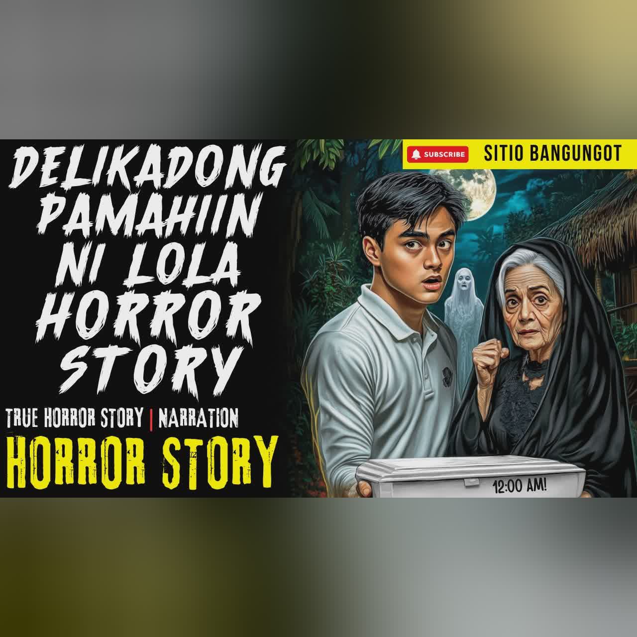 DELIKADONG PAMAHIIN NI LOLA HORROR STORY | Tagalog Horror Stories cover art