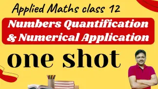 2024 -25 One shot class 12 Applied maths (2026) poster