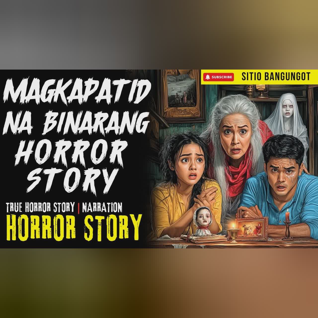 MAGKAPATID NA BINARANG HORROR STORY  | Tagalog Horror Stories cover art