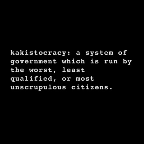 Kakistocracy cover art