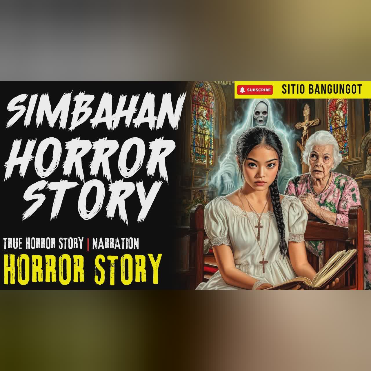 SIMBAHAN HORROR STORY | Tagalog Horror Stories cover art
