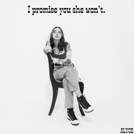 I promise you she won't. cover art