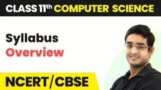 Class 11 Computer Science (New Session 2023-24) | Complete CBSE Course | All Chapters Available (2026) poster