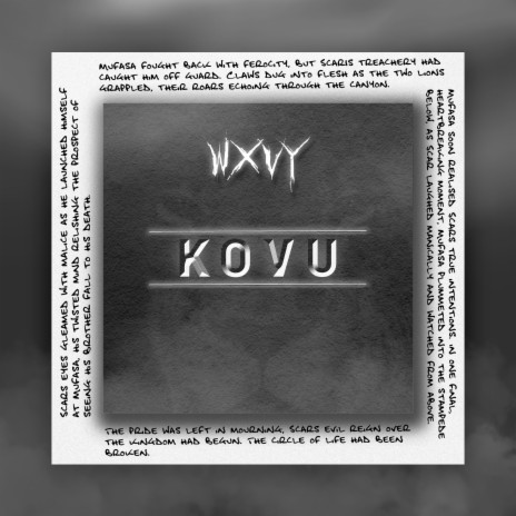 kovu - WXVY cover art