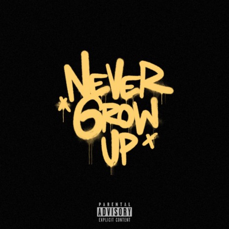 NEVER GROW UP cover art