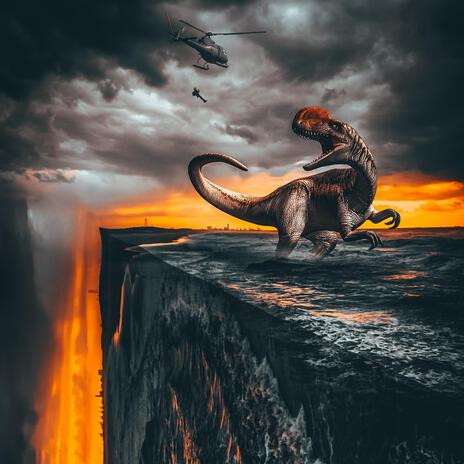 I sat on a Dino cover art