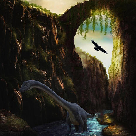 Ridin on A Dino cover art