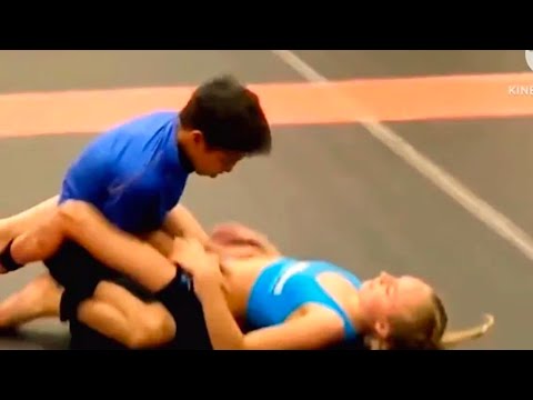 STRENGTH OR TECHNIQUE? ⚔️ When This Girl Completely Flattened Him in Grappling! |Watch Till the End