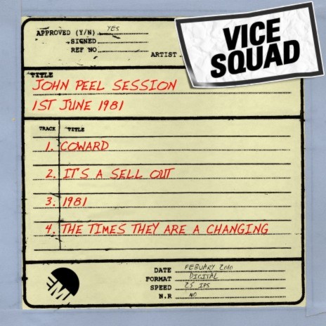 Coward (BBC John Peel Session 1/6/81) cover art