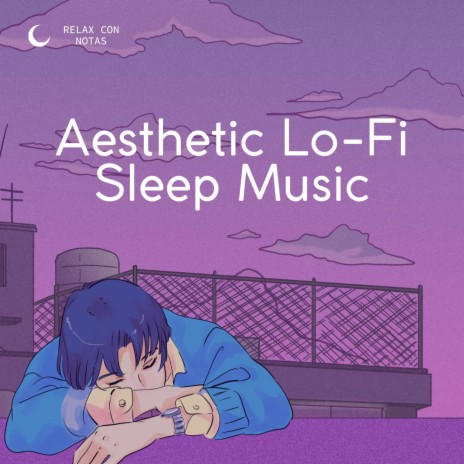 Violet Pink Blue Anime Music Twitch Screen cover art