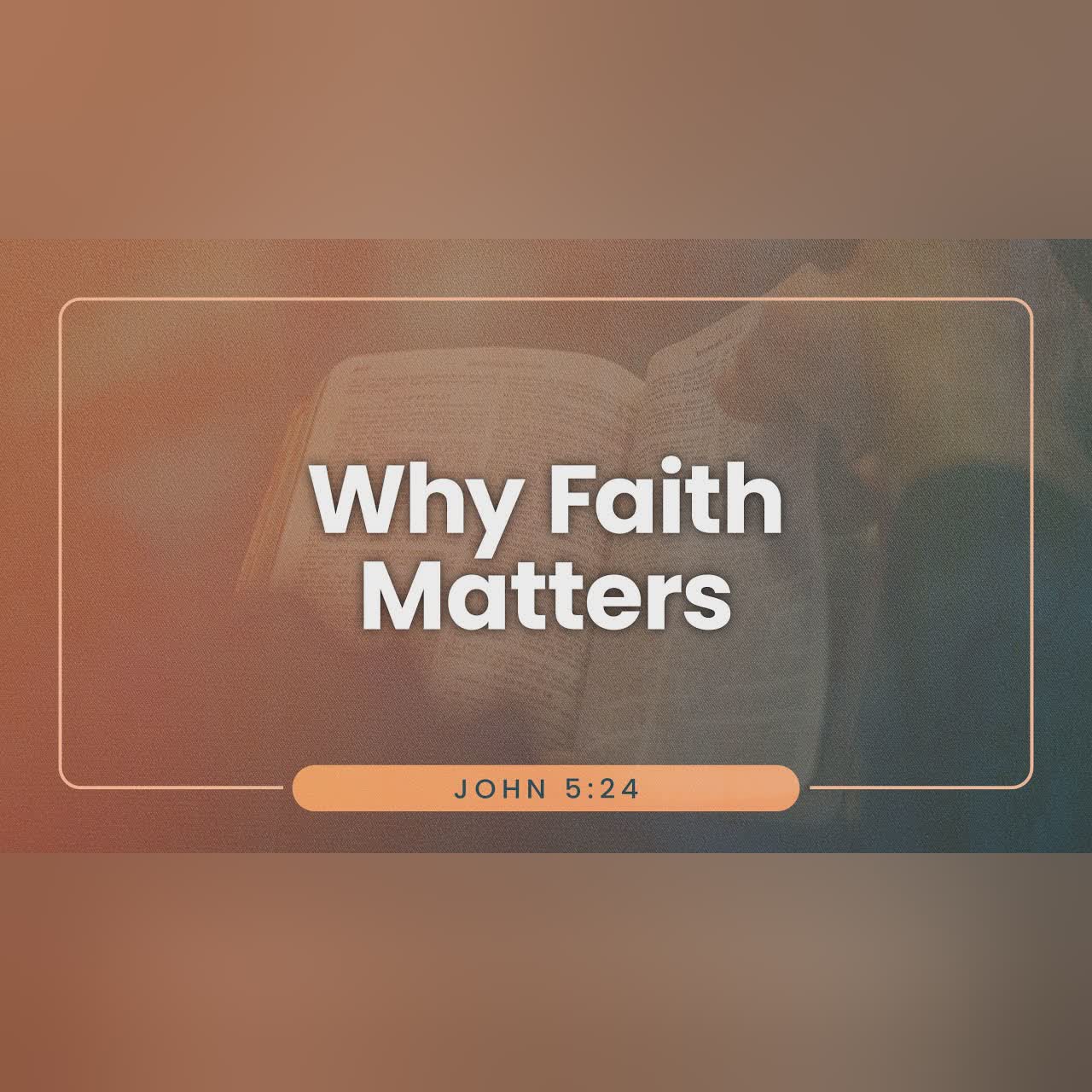 Why Faith Matters | Dr. David Dean