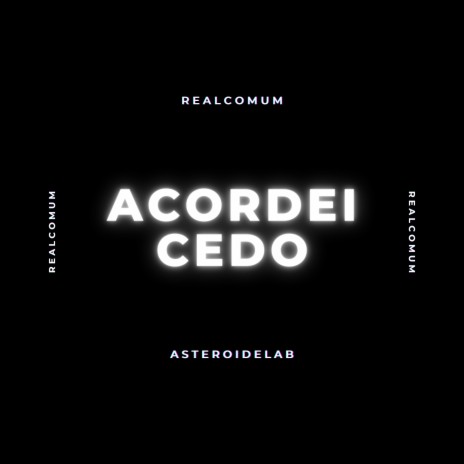 Acordei Cedo cover art
