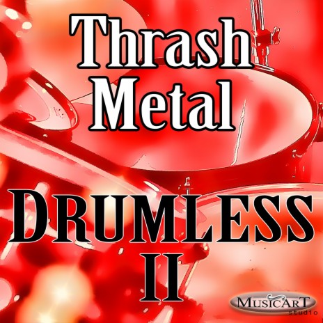 215 BPM Fast Thrash Metal Backing Track | No Drums with click | Best quality Real Musicians cover art