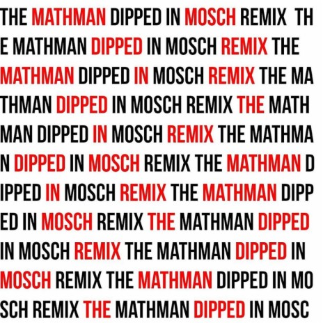 Badman (The MathMan Dipped in Mosch Remix) cover art