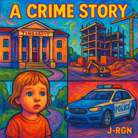 A crime story cover art