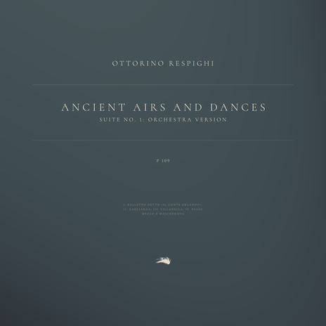 Ancient Airs and Dances, Suite No. 1: Orchestra Version, P 109: 1. Balletto detto “Il Conte Orlando„ ft. Classical Archive Stereo Arts cover art