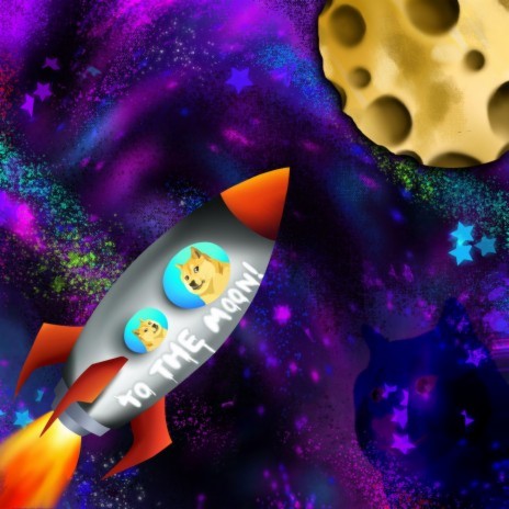 Dogecoin to $1 ft. B. Jorn cover art