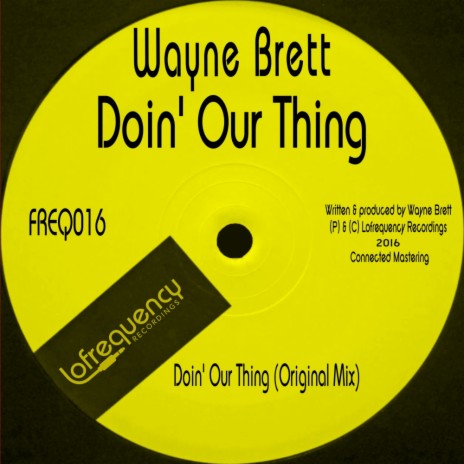 Doin' Our Thing (Original Mix) cover art