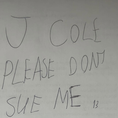 J Cole Please dont Sue me