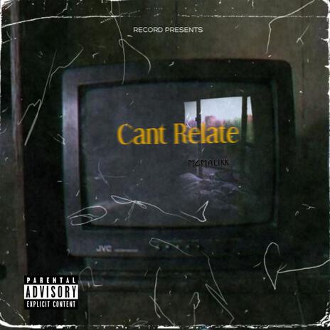 Can't Relate cover art