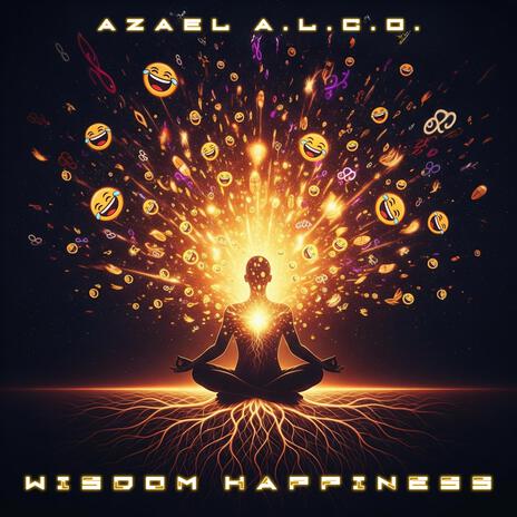 WISDOM HAPPINESS AZAEL A.L.C.O. cover art