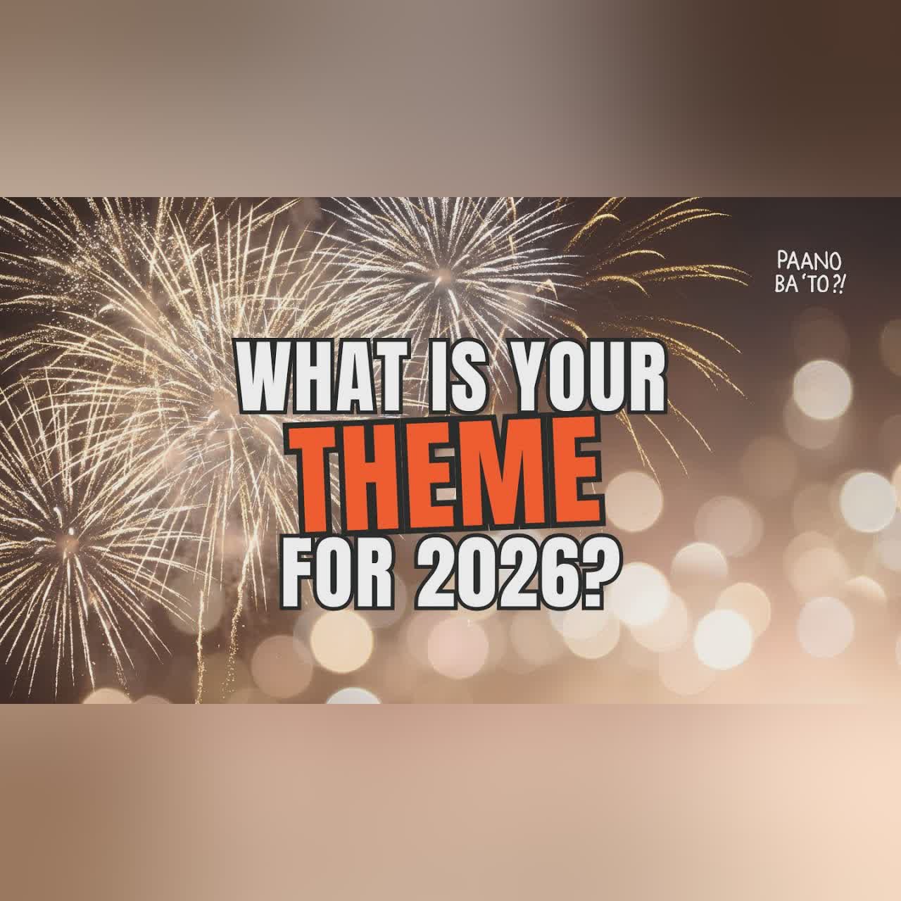 How To Figure Out Your THEME for 2026? cover art