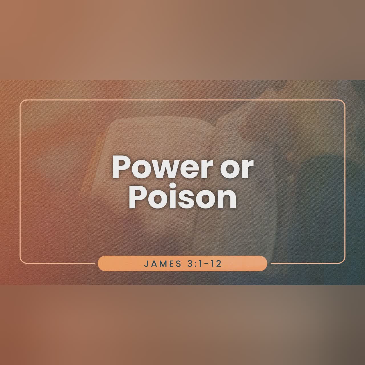 Power or Poison | Rev. JP Lim