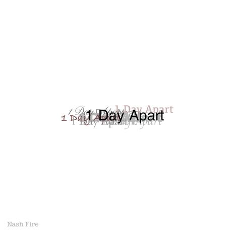 1 day Apart cover art
