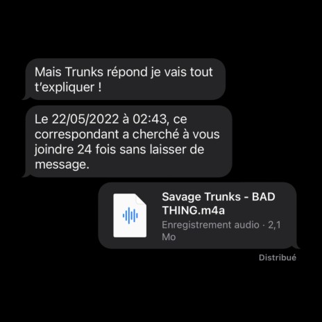 BAD THINGS cover art