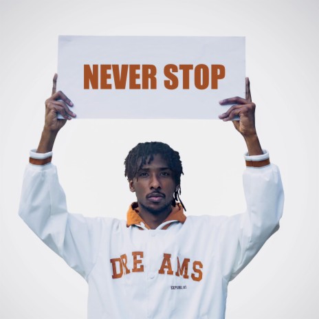 NEVER STOP cover art