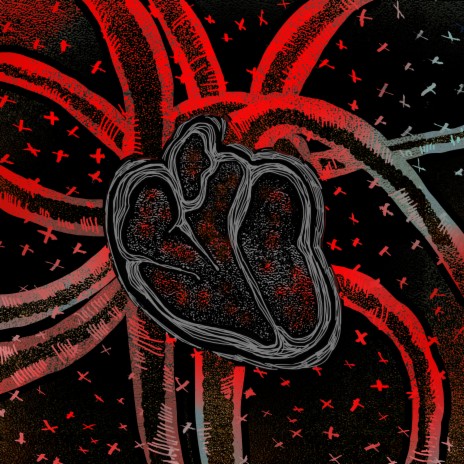 чёрное сердце ft. pyrokinesis cover art