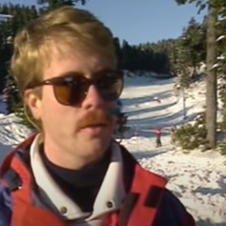 Skiers vs Snowboarders 1985 cover art