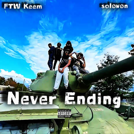 Never Ending ft. soløwøn cover art
