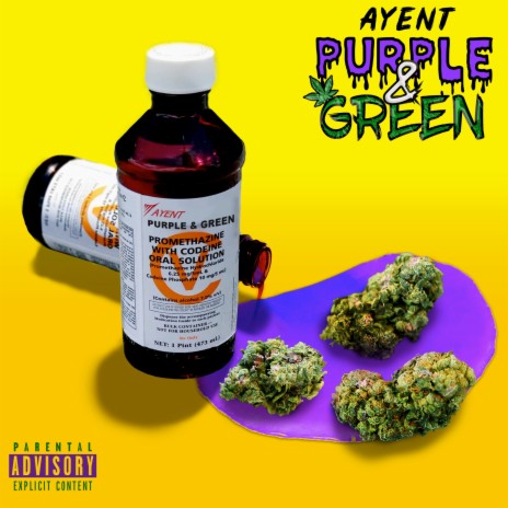 PURPLE AND GREEN cover art