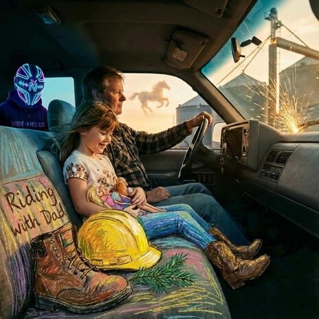 Riding with Dad cover art