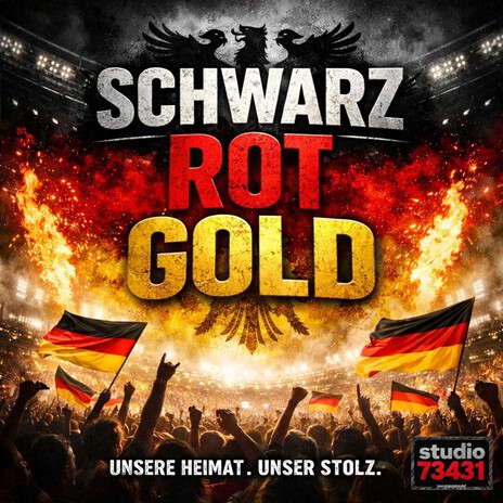Schwarz Rot Gold, Die Farben unserer Heimat . Unsere Heimat, unser Stolz (Deutschrock) cover art