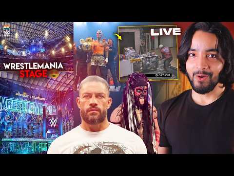 LIVE AT*ACK🚨...WRESTLEMANIA STAGE, NEW CHAMPION, ROMAN REIGNS, DEMON FINN BALOR