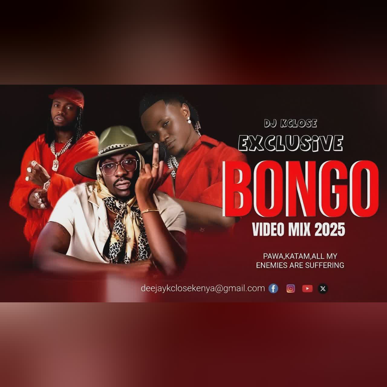 BEST BONGO HITS VIDEO MIX 2025 BY DJ KCLOSE~PAWA | KATAM | BIEN | MBOSS | JAY MELODY | DIAMOND cover art