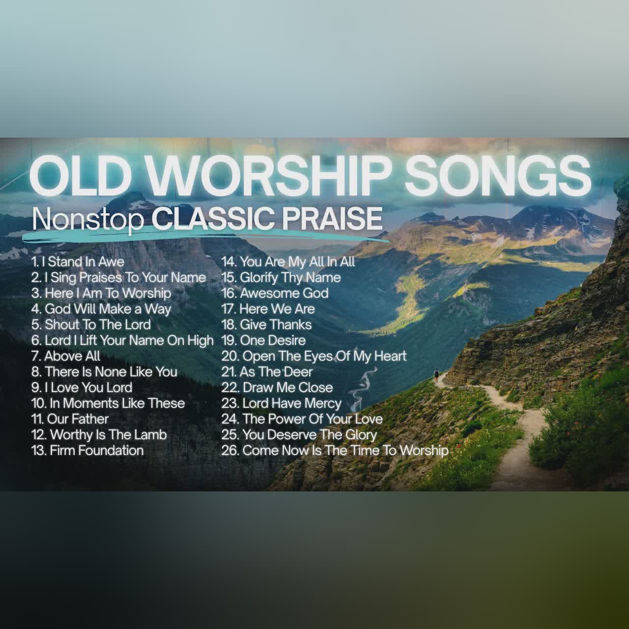 Old Praise and Worship Songs from 1980s & 1990s | 2 hours of Nonstop Classic Worship cover art