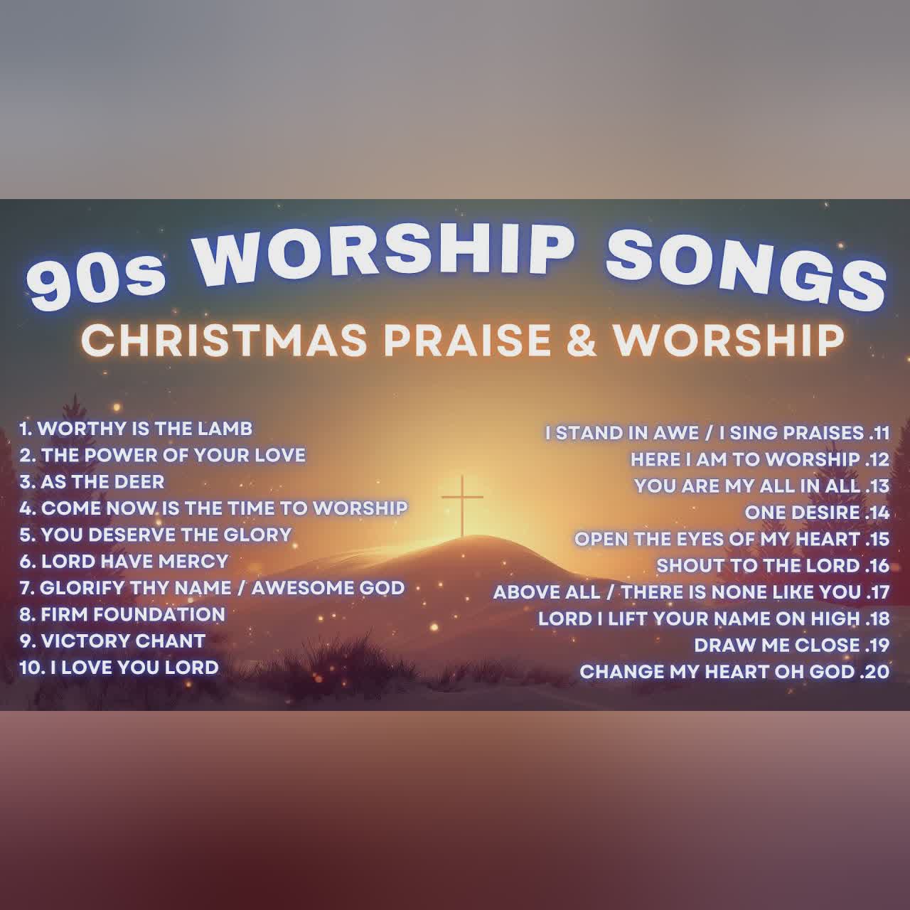Top Praise and Worship for Christmas from the 80s and 90s|Classic Christian Worship Songs|Don Moen cover art