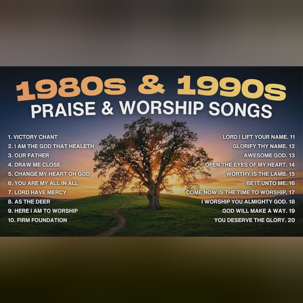 Best Old Gospel Songs Praise and Worship | Nonstop Playlist from 1980s & 1990s cover art