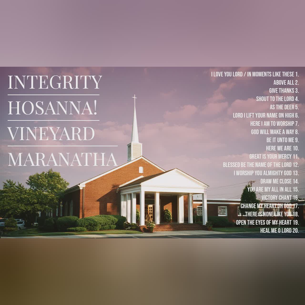 Amazing Praise and Worship Songs from the 90s | Top Integrity, Hosanna, Vineyard & Maranatha cover art