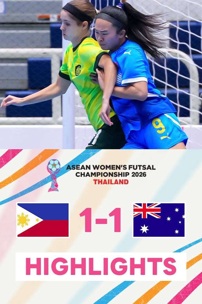 ASEAN Women's Futsal Championship 2026 - Highlight Philippines vs Australia