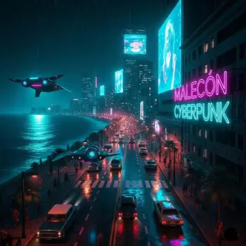 Malecón Cyberpunk cover art