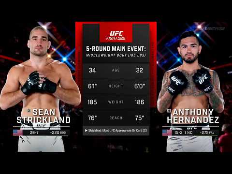 Sean Strickland x Anthony Hernandez | LUTA COMPLETA | UFC 328