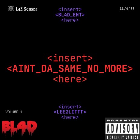 AINT DA SAME NO MORE cover art