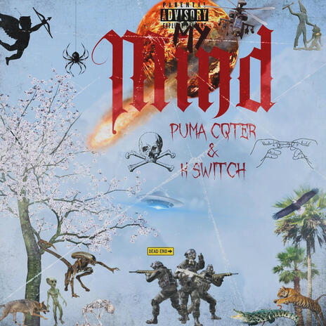 My mind ft. K switch cover art