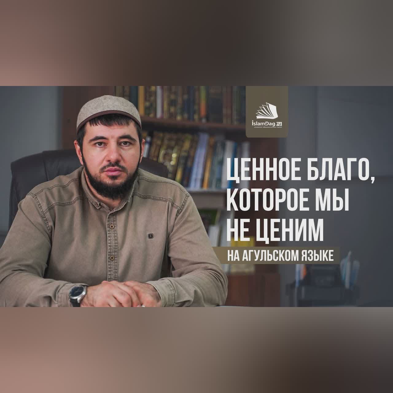 Ценное благо, которое мы не ценим / Багьа нигlмат, хьин къимат даирцанф [НА АГУЛЬСКОМ ЯЗЫКЕ] cover art